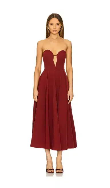 Bardot x REVOLVE Opal Volume Midi Dress | Thumbnail 1 Bardot x REVOLVE Opal Volume Midi Dress | Thumbnail 1