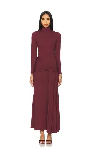 Bardot Alix Maxi Tie Front Dress | Thumbnail 1 Bardot Alix Maxi Tie Front Dress | Thumbnail 1