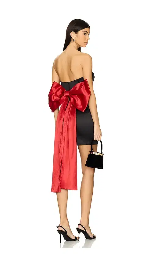 Bardot Eleni Bow Back Satin Dress