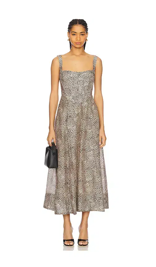 Bardot Lilah Corset Midi Dress