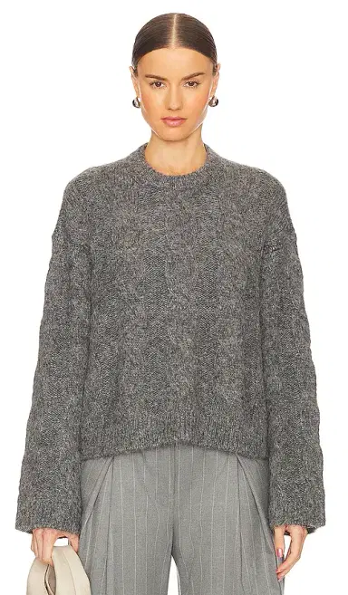 L'Academie Adria Cable Sweater | Thumbnail 1