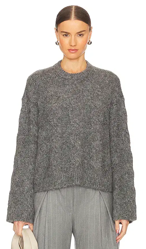 L'Academie Adria Cable Sweater