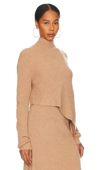 L'Academie Leola Mock Neck Sweater | Thumbnail 2
