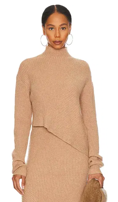 L'Academie Leola Mock Neck Sweater | Thumbnail 1