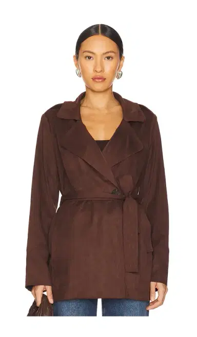Lovers and Friends Faux Suede Lana Jacket | Thumbnail 2 Lovers and Friends Faux Suede Lana Jacket | Thumbnail 2