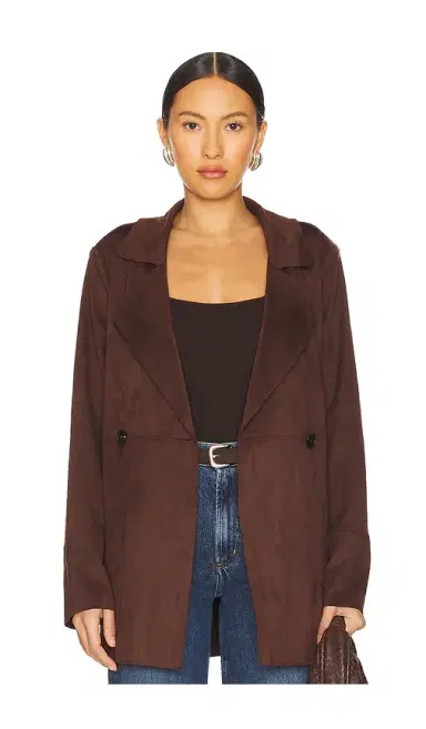 Lovers and Friends Faux Suede Lana Jacket | Thumbnail 1 Lovers and Friends Faux Suede Lana Jacket | Thumbnail 1