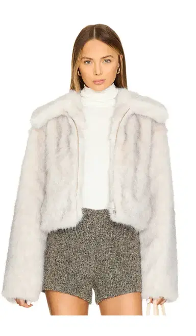 Lovers and Friends Nina Faux Fur Jacket | Thumbnail 1 Lovers and Friends Nina Faux Fur Jacket | Thumbnail 1