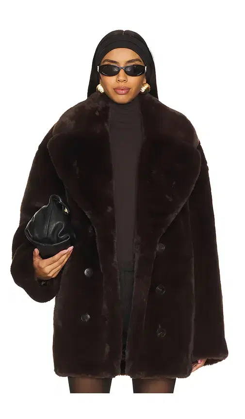 Lovers and Friends Wainscott Faux Fur Jacket