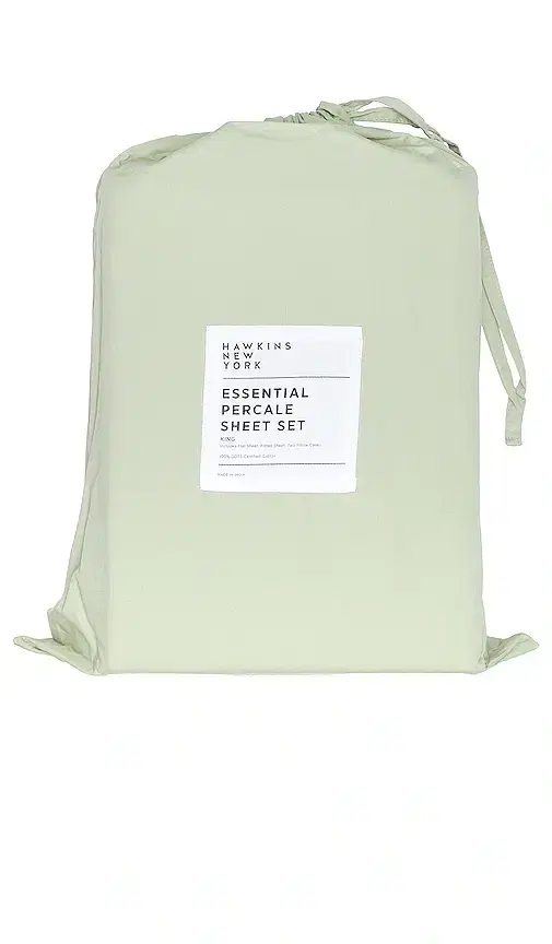 Essential Percale Bedding King Sheet Set