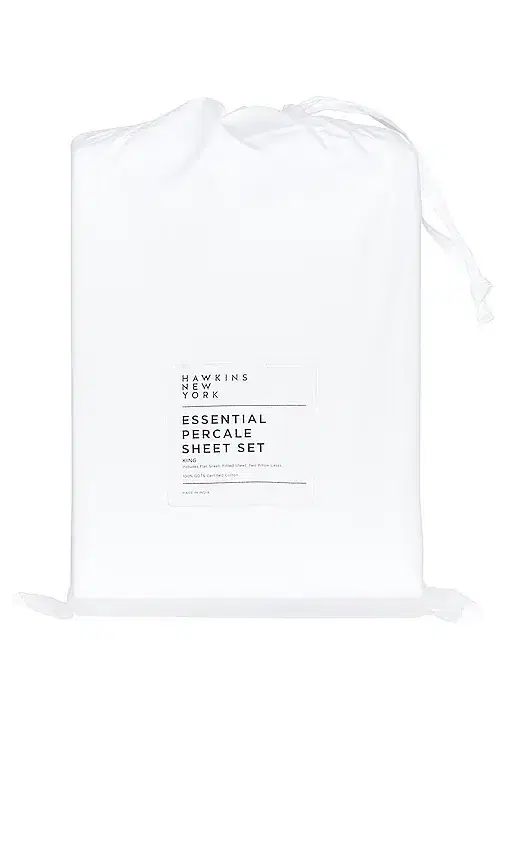 Essential Percale Bedding King Sheet Set