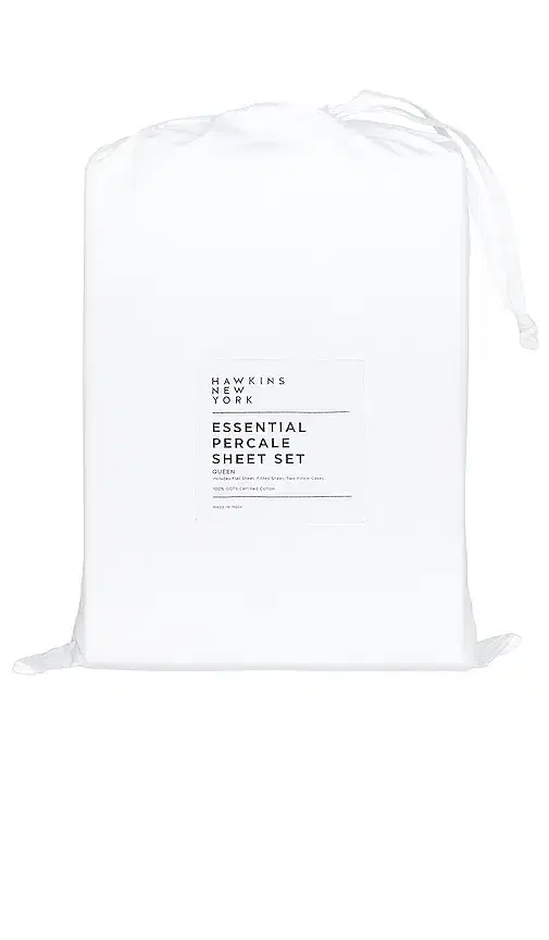 HAWKINS NEW YORK Essential Percale Bedding Queen Sheet Set