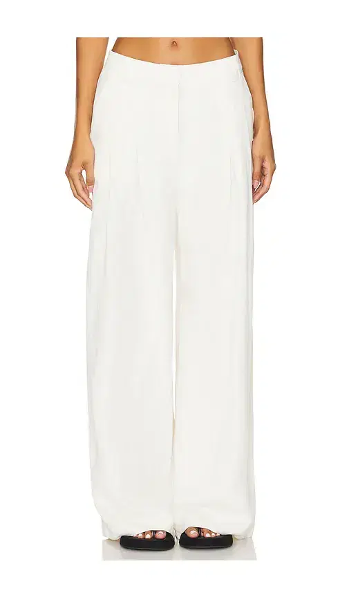 Wide Leg Pleat Pants