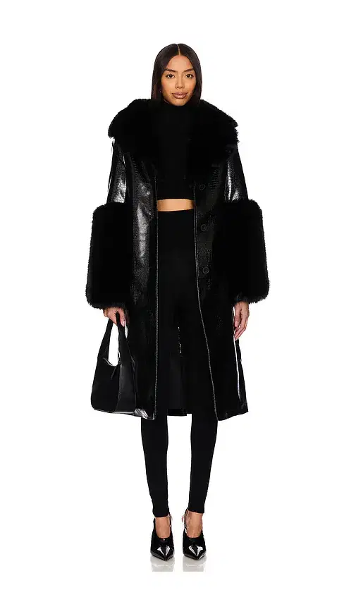 Astrid Faux Fur Coat