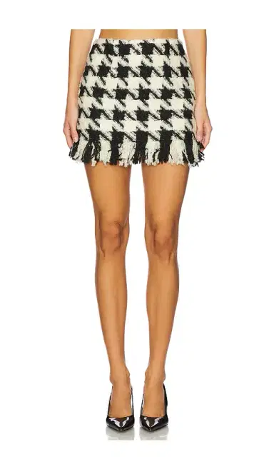 Yuhan Wang Houndstooth Mini Skirt | Thumbnail 1