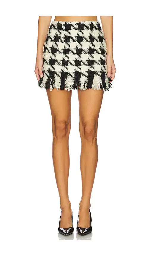 Yuhan Wang Houndstooth Mini Skirt