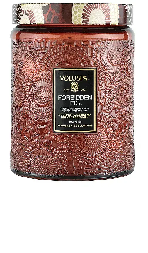 Voluspa Forbidden Fig Large Jar Candle