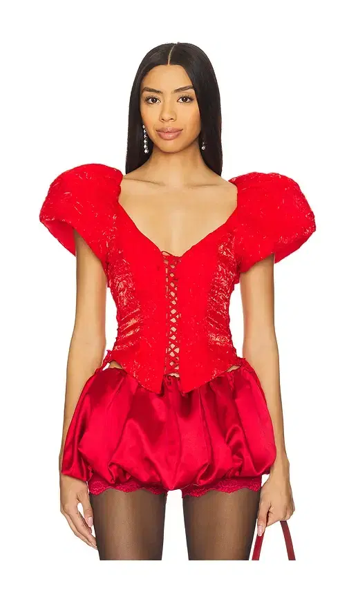 Frosted Organza Top