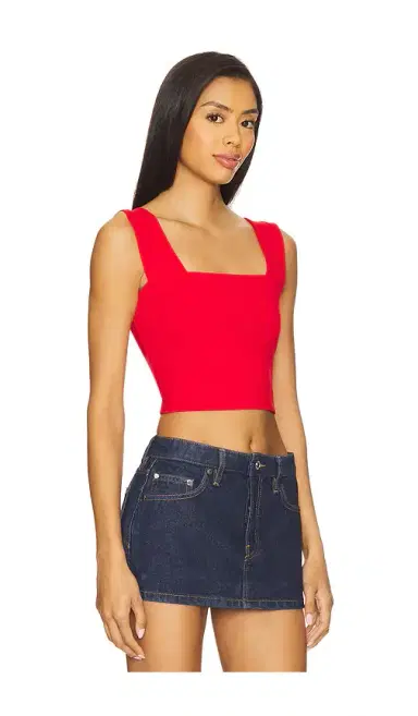 susana monaco x REVOLVE Wide Strap Crop Top | Thumbnail 2 susana monaco x REVOLVE Wide Strap Crop Top | Thumbnail 2