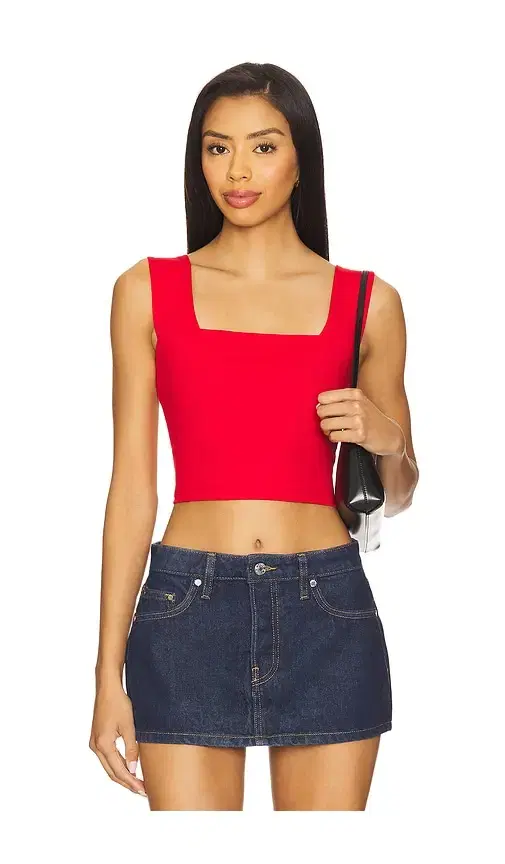 x REVOLVE Wide Strap Crop Top