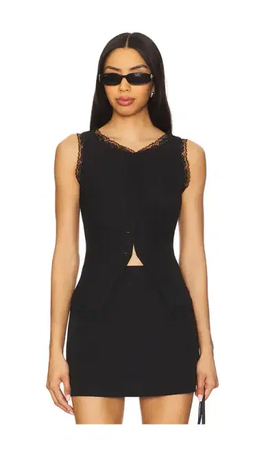 For Love & Lemons Shawna Vest | Thumbnail 1 For Love & Lemons Shawna Vest | Thumbnail 1