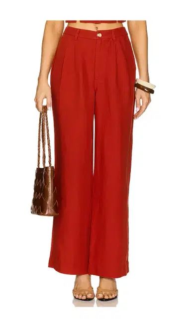 Onia Air Linen Pleated Trouser | Thumbnail 1
