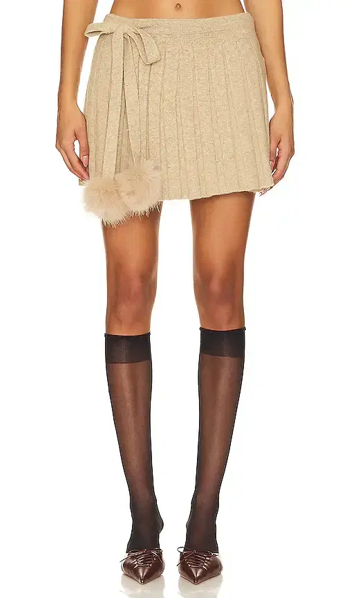 LOBA Nili Pleated Wrap Skirt
