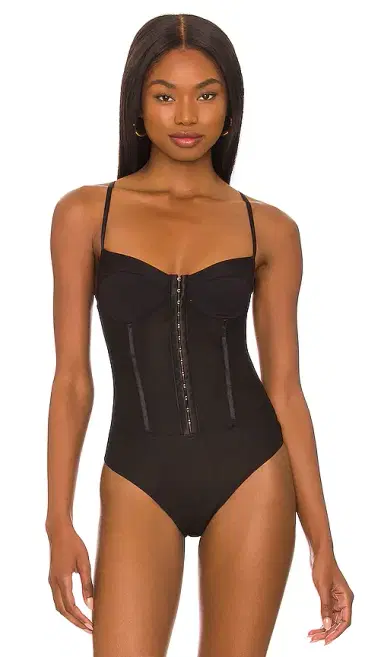 Free People Night Rhythm Corset Bodysuit | Thumbnail 2