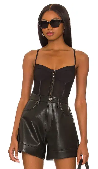 Free People Night Rhythm Corset Bodysuit | Thumbnail 1