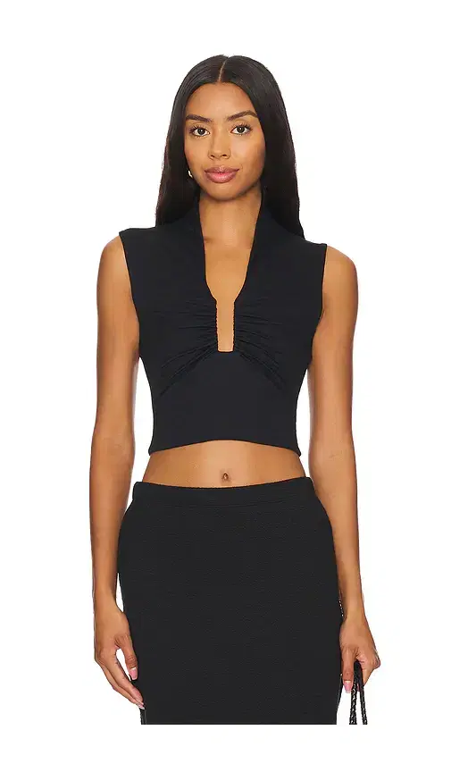 Susana Monaco Square Wire Sleeveless Top