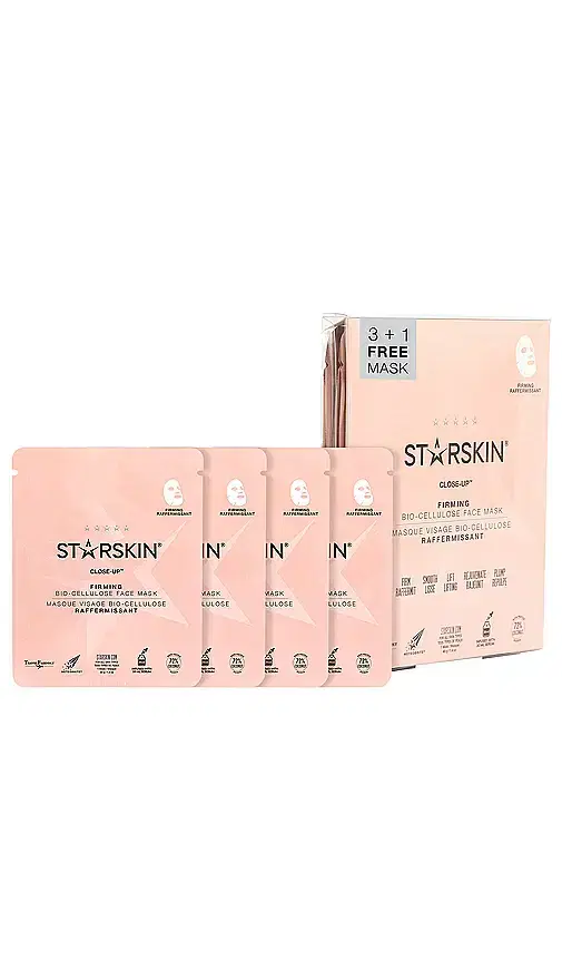 STARSKIN Close-Up Firming Bio-Cellulose Second Skin Face Mask Value Pack