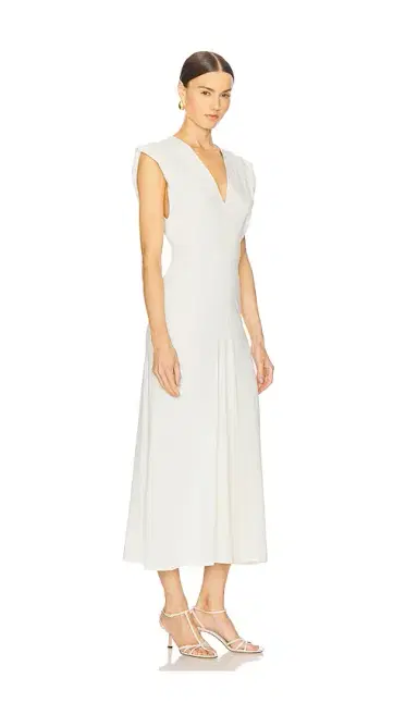 St. Agni Plunge Drape Dress | Thumbnail 2