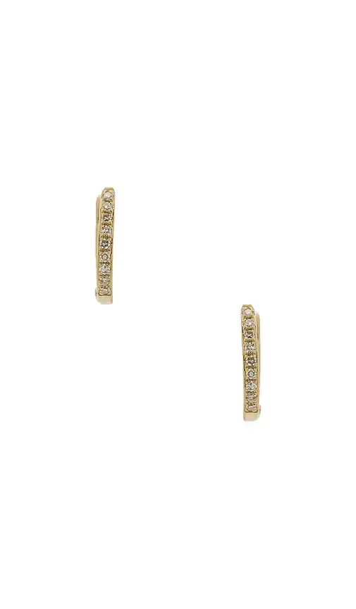 EF COLLECTION Diamond Mini Huggie