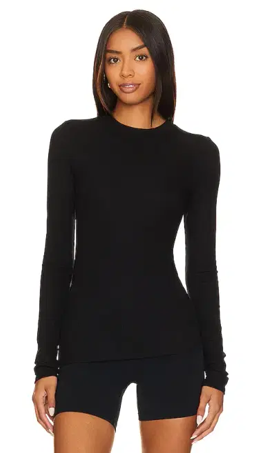 Splits59 Louise Rib Long Sleeve Top | Thumbnail 1 Splits59 Louise Rib Long Sleeve Top | Thumbnail 1