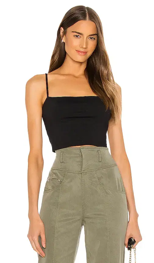 Susana Monaco Thin Strap Crop Tank