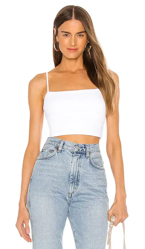 Susana Monaco Thin Strap Crop Tank