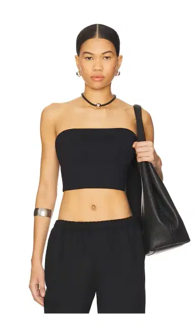susana monaco Strapless Crop Top | Thumbnail 1