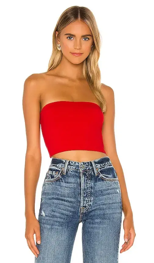 Strapless Crop Top