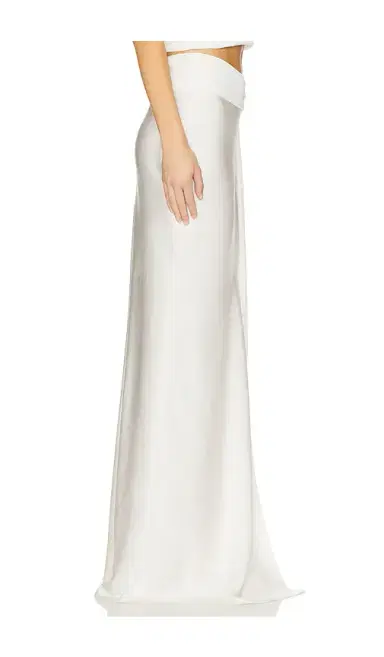 Lapointe Lightweight Satin Asymmetric Maxi Skirt | Thumbnail 2 Lapointe Lightweight Satin Asymmetric Maxi Skirt | Thumbnail 2
