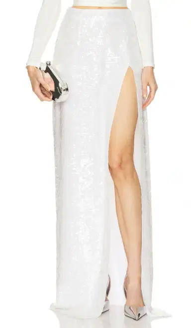 Lapointe Sequin High Waist Maxi Skirt | Thumbnail 1 Lapointe Sequin High Waist Maxi Skirt | Thumbnail 1