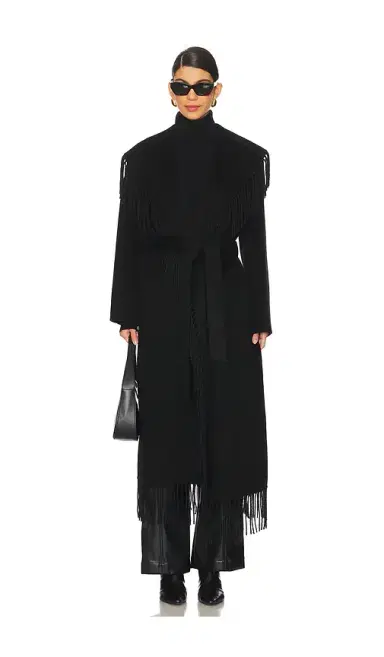 Simkhai Carrie Fringe Robe Coat | Thumbnail 2