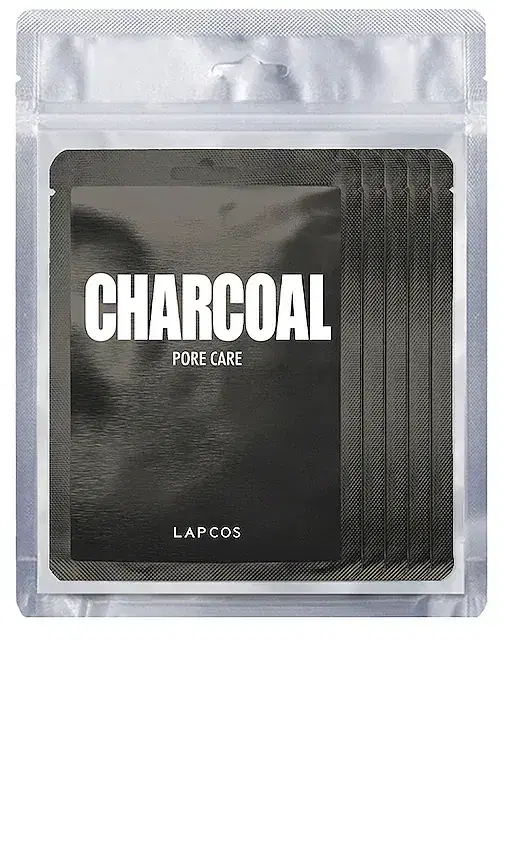 LAPCOS Charcoal Daily Skin Mask 5 Pack