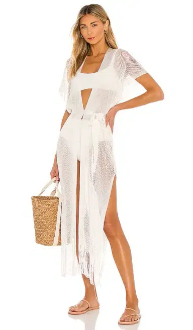 Luli Fama Fringe Caftan | Thumbnail 2 Luli Fama Fringe Caftan | Thumbnail 2