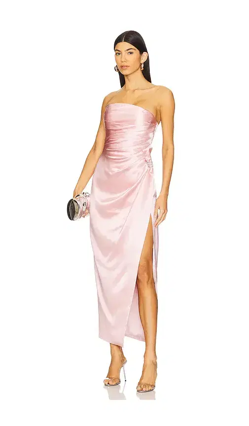 Nana Jacqueline Emilia Satin Dress