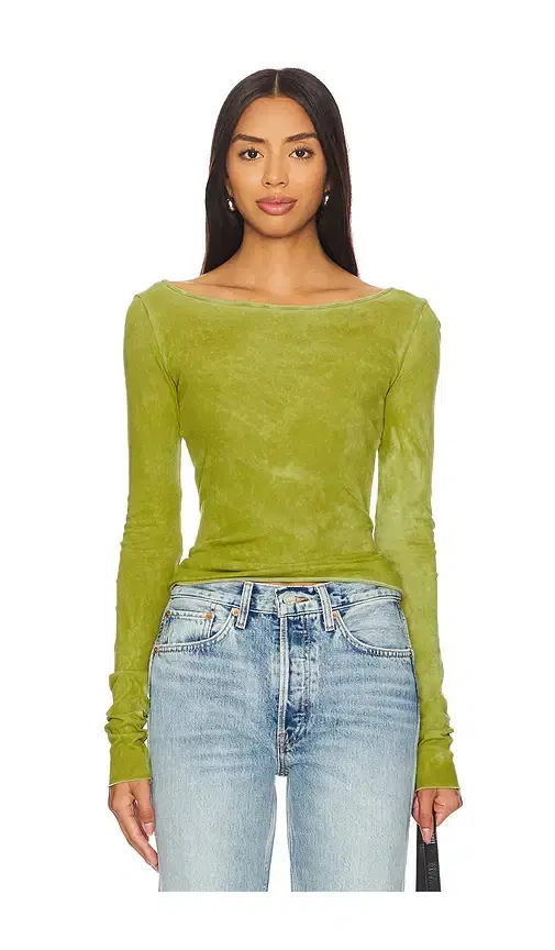 COTTON CITIZEN Marbella Boat Neck Shirt