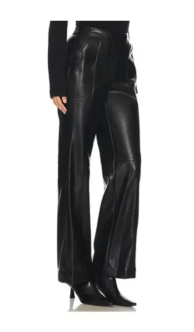 SIMKHAI Mackenzie Faux Leather Pant | Thumbnail 2