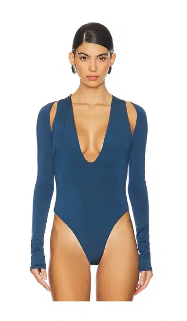 Lapointe V Neck Bodysuit | Thumbnail 2