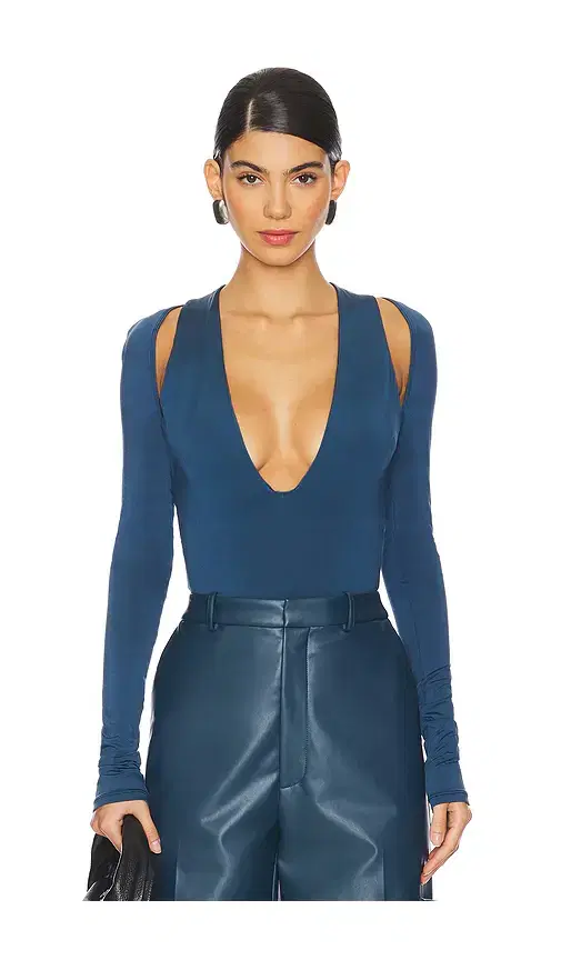 V Neck Bodysuit
