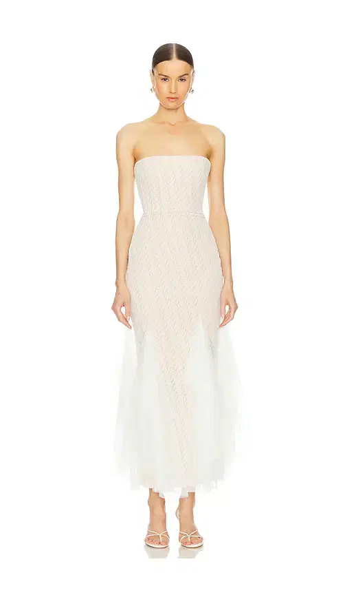 God Save Queens Alizee Strapless Dress