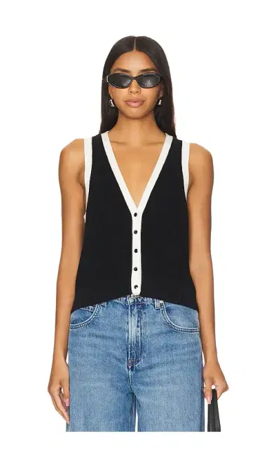 525 America Claudia Button Shaker Vest | Thumbnail 1