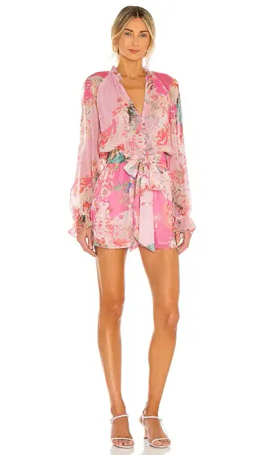 Hemant & Nandita X REVOLVE Sage Romper | Thumbnail 1 Hemant & Nandita X REVOLVE Sage Romper | Thumbnail 1